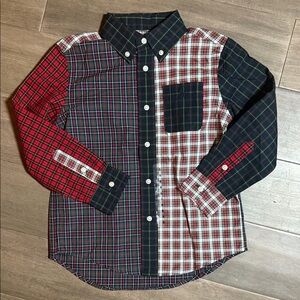 Polo Ralph Lauren Boys Plaid Button Down Shirt SZ 5 NWT